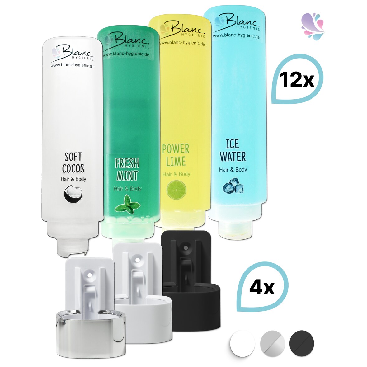 SET: Dusch- und Haarshampoo 12x425ml - HOTELSERIE