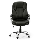 thumbnail of Poltrona da Ufficio Nixon sollevabile e reclinabile Rivestita in Ecopelle, Colore Nero, Metallo Cromato