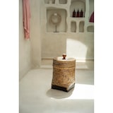 thumbnail of Bazar Bizar Badkamer prullenbak van rotan 27x27 cm naturel bruin