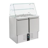 thumbnail of Saladette réfrigérée avec verre 2 portes - Combisteel