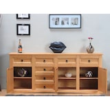 thumbnail of New Mexico Sideboard mit 7 Schubladen und 3 Türen Breite 200 cm, Höhe 84 cm gelaugt/gewachst.