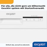 thumbnail of Exquisit Geschirrspüler GSP9109-030E weiss | Spülmaschine 45 cm | ECO-Modus | Maßgedecke: 9 | Standgerät