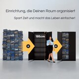 thumbnail of MegaDeal 4x Aktenschrank abschließbar KADO - 5 Ebenen, Flügeltüren | Metallschrank Werkstatt Büroschrank aus Stahl, 195x90x40cm Schwarz
