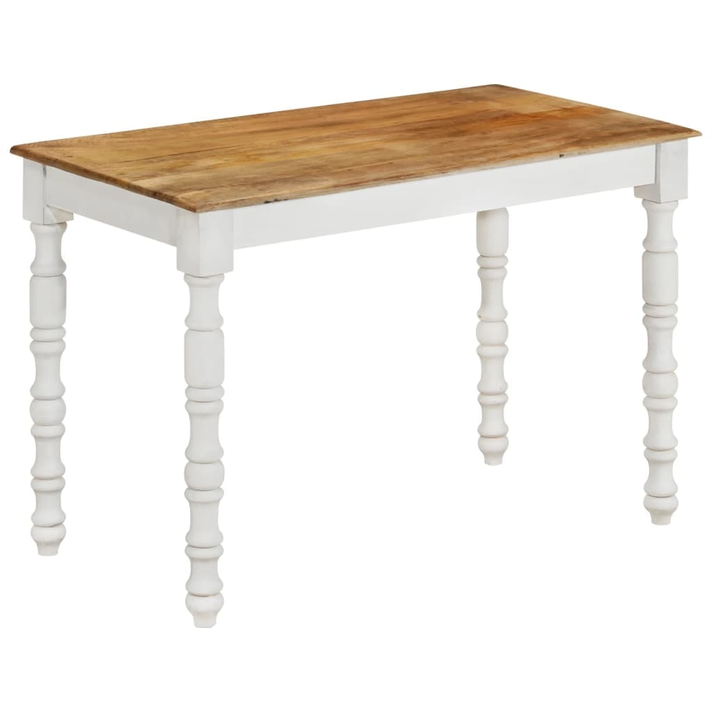 Table à dîner 110x60x76 cm Bois de manguier massif Modèle Sirius Classic