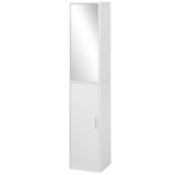 thumbnail of kleankin Armario para Baño Alto Mueble Columna de Baño con Espejo 2 Puertas y Estantes Interiores Ajustables Multiusos para Cocina Salón 32x28x162 cm