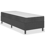 thumbnail of vidaXL Boxspringbett Dunkelgrau Stoff 100x200 cm