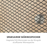 thumbnail of HeatPal Marble Blackline Infrarot-Heizung 1300W Wärmespeicher Marmor Schwarz / Silber-Metallic