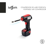 thumbnail of Compresor de Aire Portátil 220V, Batería Recargable 1500 mAh, Inflador, Hinchador de Neumáticos, etc