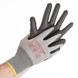 thumbnail of Schnittschutz-Handschuh CUT SAFE PU-Beschichtung, schwarz, Größe L, 10 x 10 Paar