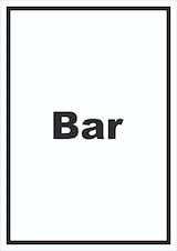 thumbnail of Bar Schild mit Text Pub Kneipe hochkant A5 (148x210mm)
