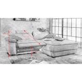 thumbnail of KAWOLA Sofa LOLA Ecksofa Stoff cognac mit motorischer Relaxfunktion Recamiere rechts