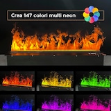 thumbnail of Lareira elétrica com vapor de água 3D APP queimador de inserção embutido 100 PRO-LINE