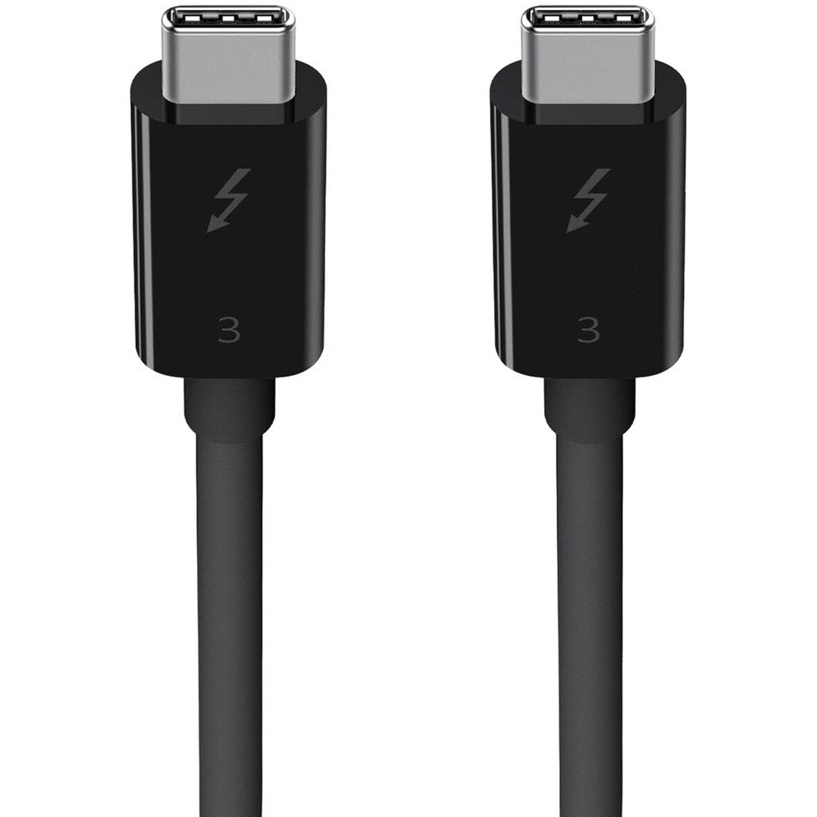 Belkin Thunderbolt 3-Kabel USB-C-/USB-C 40 Gbit/s 100W 0.8m bl