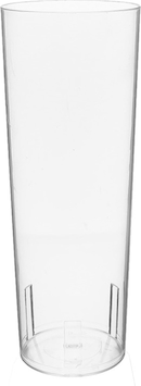 50 Bicchieri PET Trasparenti Monouso 500 Ml – Riciclabili Alta Qualità Per Acqua, Birra, Cocktail E Feste