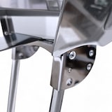 thumbnail of Mangal Khan Edelstahl Schaschlik Grill mit Grillrost