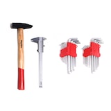 thumbnail of Mephisto Premium XXL Werkzeugkoffer / Werkzeugtrolley 131-teilig mit Chrom- Vanadium Werkzeug mit Bitaufsatzadpter, Elektrikerschraubendreher uvm.