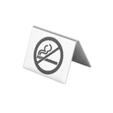 thumbnail of Chevalet de table en inox non fumeur | Olympia - U044