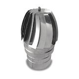 thumbnail of CAEXVEN Sombrerete Aspirador Giratorio 250 mm de diámetro en Acero Inoxidable - Serie Lisa y Helicoidal