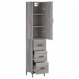 thumbnail of Helloshop26 - Buffet Sideboard Kommode Kleiderschrank Aufbewahrungsmöbel Organizer Küche Wohnzimmer Lounge hohe Sonoma-Eiche 34,5 x 02_0035207