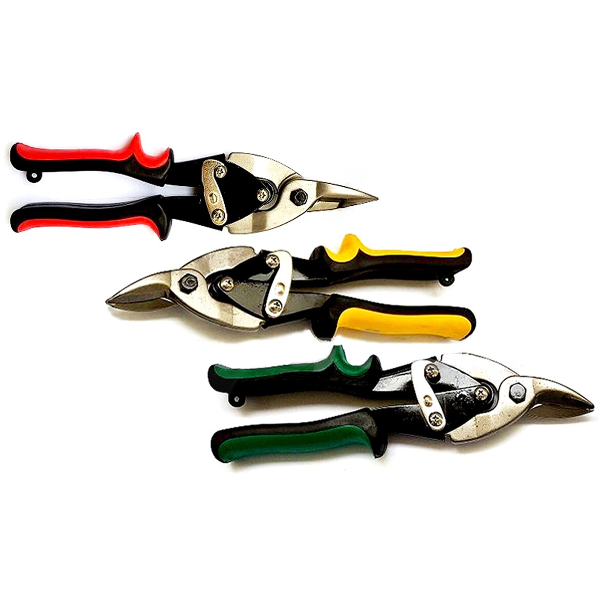 3 tlg Set Metallschere Gerade Links Rechts Schere