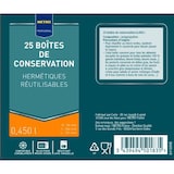 thumbnail of METRO Professionnel Boîte hermétique cristal 0.45 L x 25