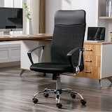 thumbnail of Sedia Ufficio EN 1335 Certificata Ergonomica Girevole Poltrona Regolabile con Poggiatesta - Nero