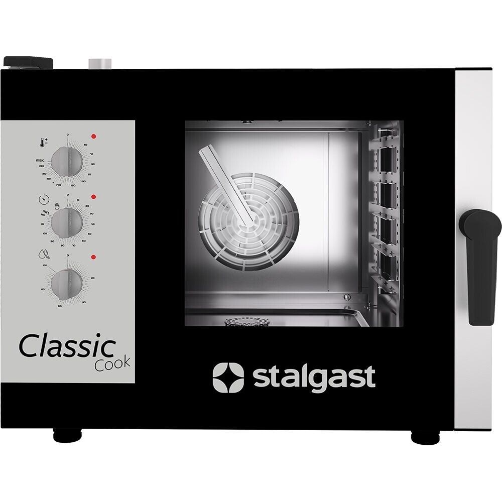 Gastro Kombidämpfer Elektro Dämpfer Dampfbackofen 7x GN 1/1 Touchscreen 10,2 kW