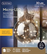 thumbnail of LED Kugel mit Timer / Batteriebetrieb 14cm 30 LEDs beleuchtete Glaskugel mit Seilaufhängung Leuchtkugel Deko Beleuchtung Rauchgrau Klassisch Warm