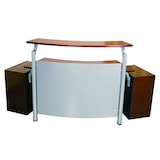 thumbnail of Empfangstheke Theke Eingangstheke Tresen Empfangstresen Eingangstresen Büromöbel Büroausstattung Bürozubehör Bremen Holzoptik Jet-Line