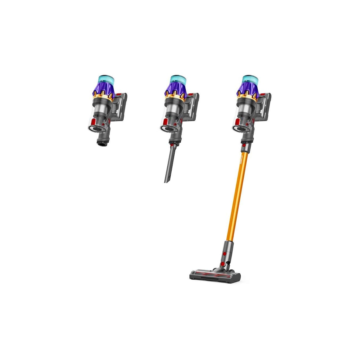 Hyundai Electronics - Draadloze steelstofzuiger - 400W - V12 Power Pro - Phoenix