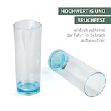 thumbnail of Milano Longdrinkglas blue line 2er Set aus Polycarbonat 330 ml bruchfest BPA-frei leicht – für Longdrinks Softdrinks