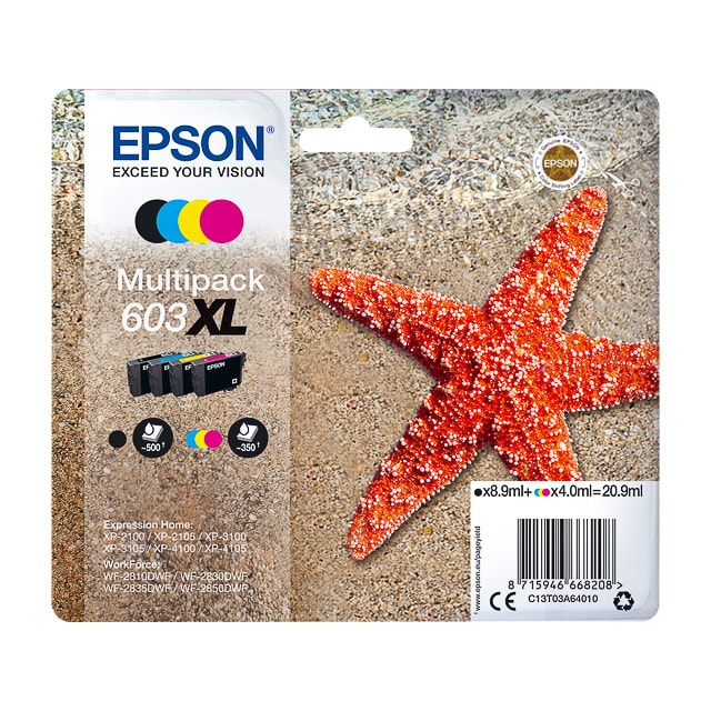 Tintas EPSON C13T03A64010 EPSON XP2100 INK (4) CMYK