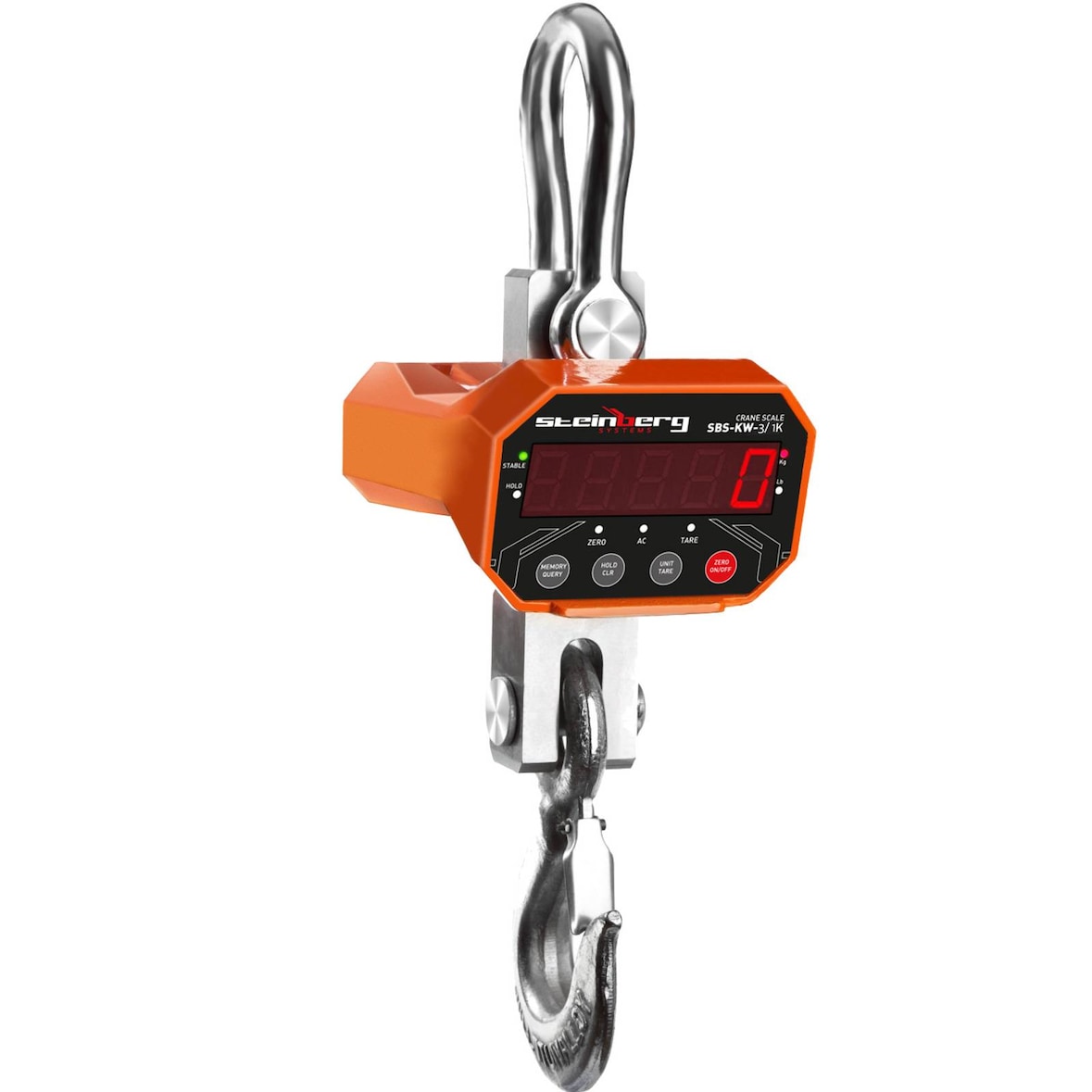 Steinberg Systems - Kraanweegschaal - 3000 kg / 1 kg - LED - digitaal - afstandsbediening 20 m