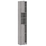 thumbnail of vidaXL Badezimmerschrank Grau Sonoma 32x25,5x190 cm Holzwerkstoff