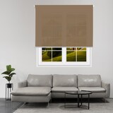 thumbnail of WellHome - Doorschijnend polyester rolgordijn 180 x 160 cm (Breedte x Hoogte) Bruin