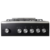 thumbnail of Gasline Gas Standherd SHGG6060FGWB 60cm schwarz/Edelstahl Gasbackofen mit Thermostat, 4 flammig WOK Brenner, Grill und Umluft Erdgas LPG