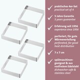 thumbnail of Westmark 4 Tartelette-Rahmen, quadratisch, 7 x 7 cm, 341122E3