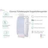 thumbnail of KOMPLETT-SET Toilettenkabine: Toilettenpapierspender + SENSOR Sitzreinigung + Reinigungsschaum + Füllmittel