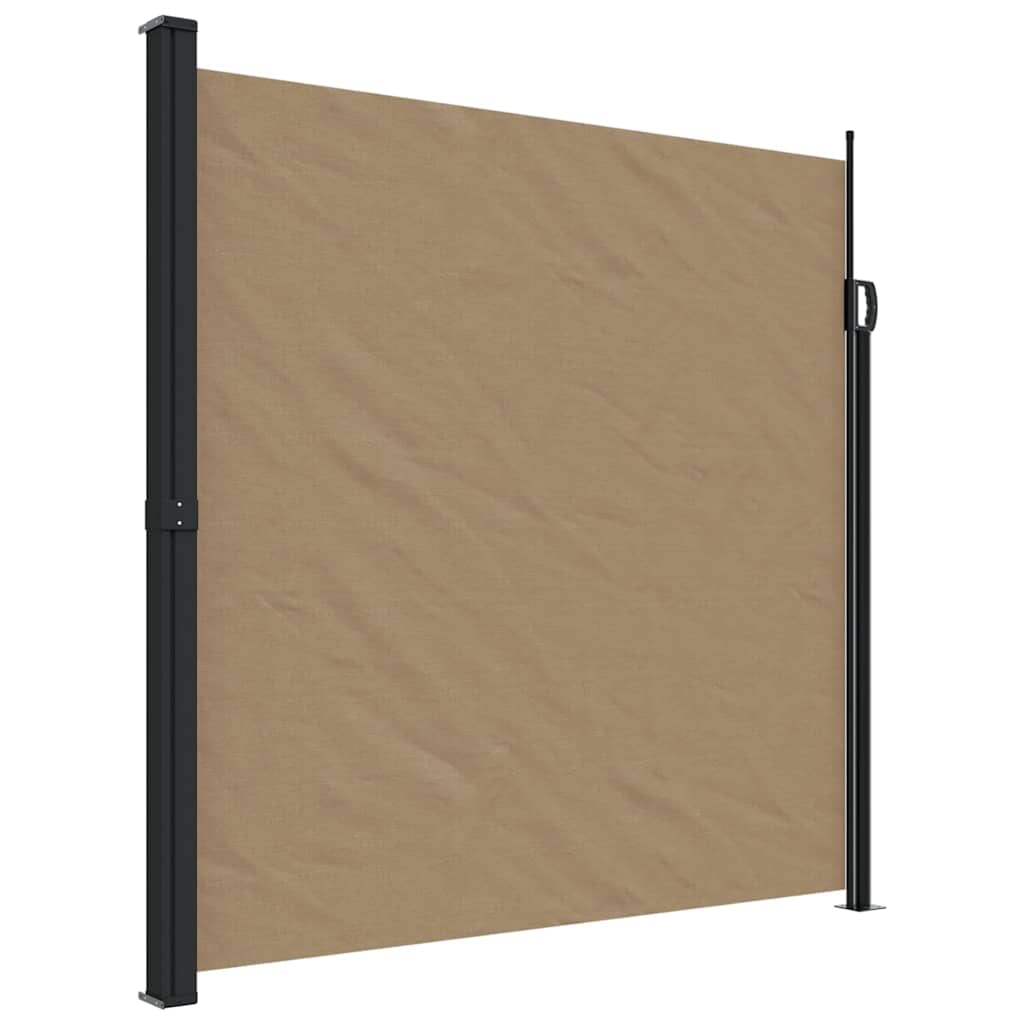 vidaXL Windscherm uittrekbaar 200x300 cm taupe