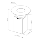 thumbnail of braseiro cevenol corten normal redondo 74 taça simples