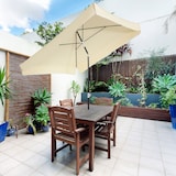 thumbnail of Ombrellone da Giardino 2x2m in Matallo e Poliestere Bianco Crema