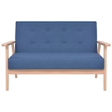 thumbnail of vidaXL 2-Sitzer-Sofa Stoff Blau