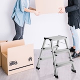 thumbnail of Escada dobrável SOLID IV alumínio hjh OFFICE