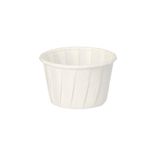 250 Dressingbecher, Papier `pure` 35 ml Ø 5 cm · 3,1 cm weiss
