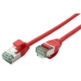 thumbnail of ROLINE RM U/FTP DataCenter Patchkabel Cat.6A (Class EA), slim, rot, 0,15 m