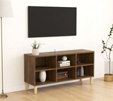 thumbnail of vidaXL TV-Schrank Massivholz-Beine Braun Eichenoptik 103,5x30x50 cm