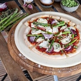 thumbnail of Boska Pizzastein Deluxe L/Für Backofen und Grill/Pizzen in Steinofenqualität/Schöner erhöhter Rand/Cordierit / ⌀ 35 cm