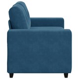 thumbnail of vidaXL | Loveseat | met kussen Blauw Fluweel