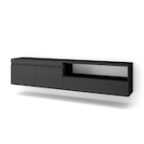 thumbnail of Mueble TV, Televisión, 200x35x45cm, Para TV hasta 80", Colgado, Suspendido, Negro _ 48_27