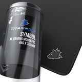 thumbnail of Titanwolf Gaming Mauspad XL, 440 x 350mm Mousepad mit Stoffoberfläche, Gummierte Rückseite, kleines Motiv